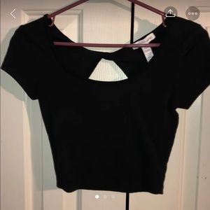 Black Crop Top